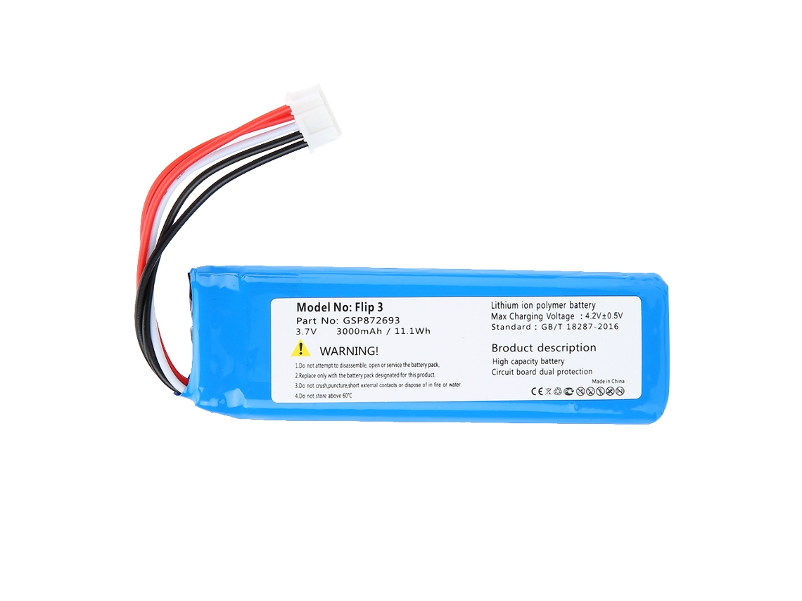 Batería Recargable De Litio De 3,7 V 3000 Mah/11,1 Wh Para Reemplazar El Altavoz Flip 3.