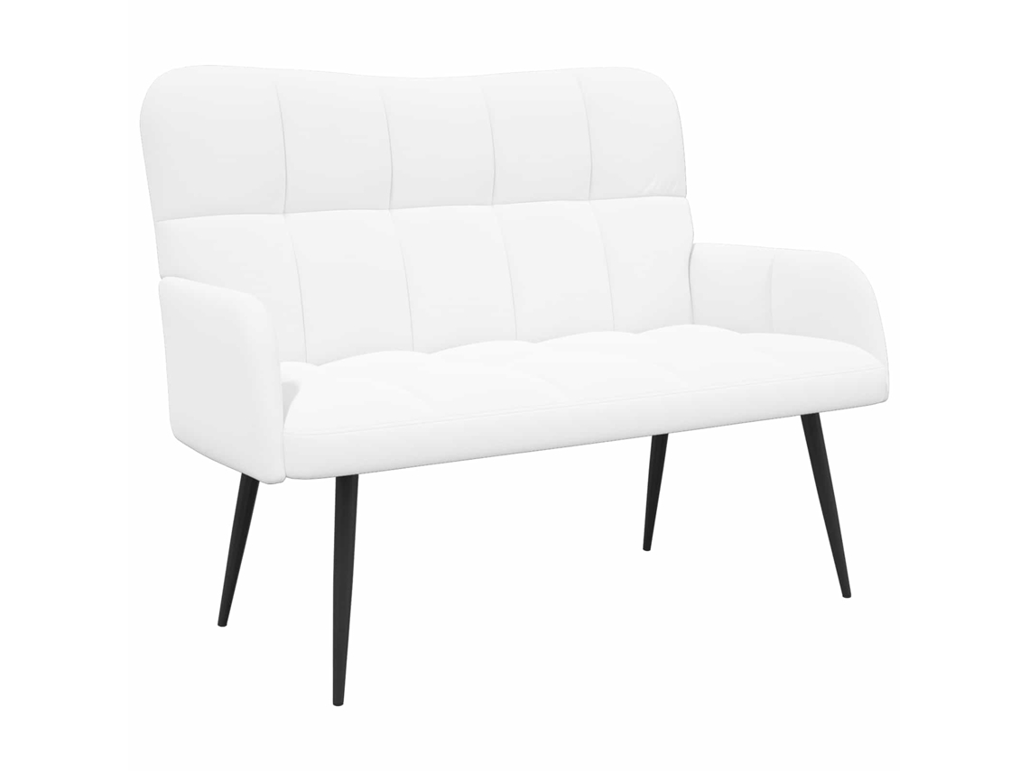 Maison Exclusive - Sofá De 2 Plazas Blanco 115 X 61 X 87 Cm Tela