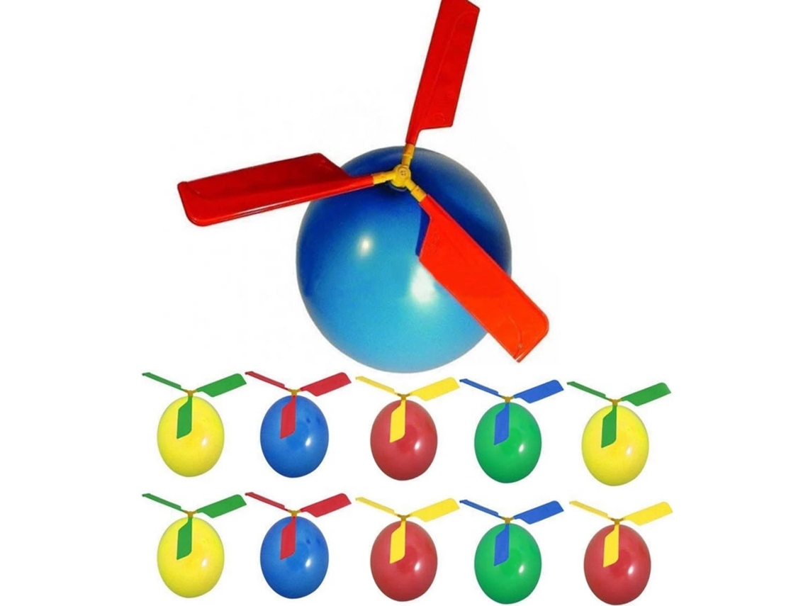 10 Helicópteros De Juguete Voladores Con Forma De Globo Para Niños De 3 A 5 Años. Regalo Ideal Para Fiestas.