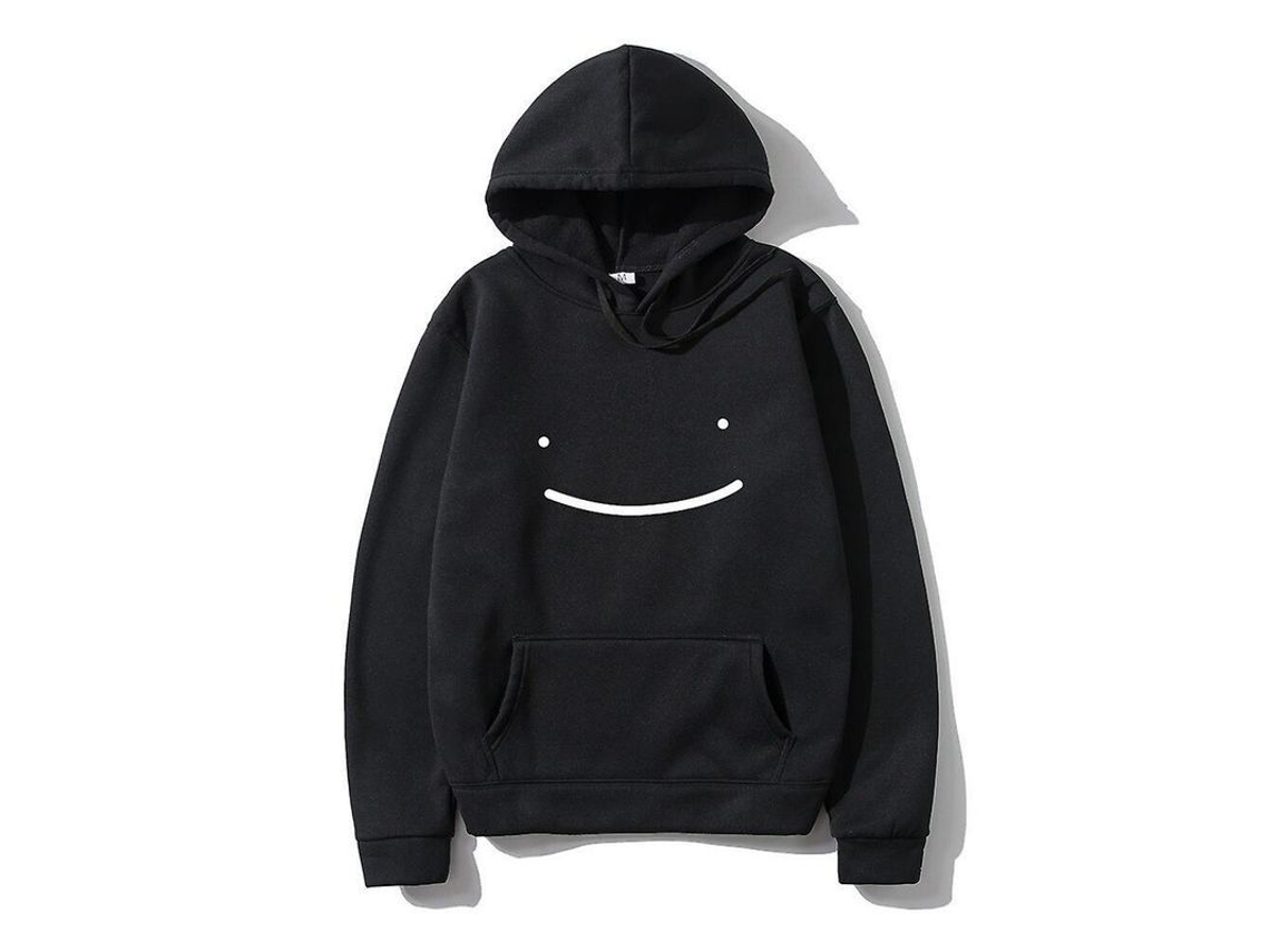 2026-7713-sudaderas Con Capucha Unisex Harajuku Streetwear Casual Moda Oversized 2021 Qww M Negro B