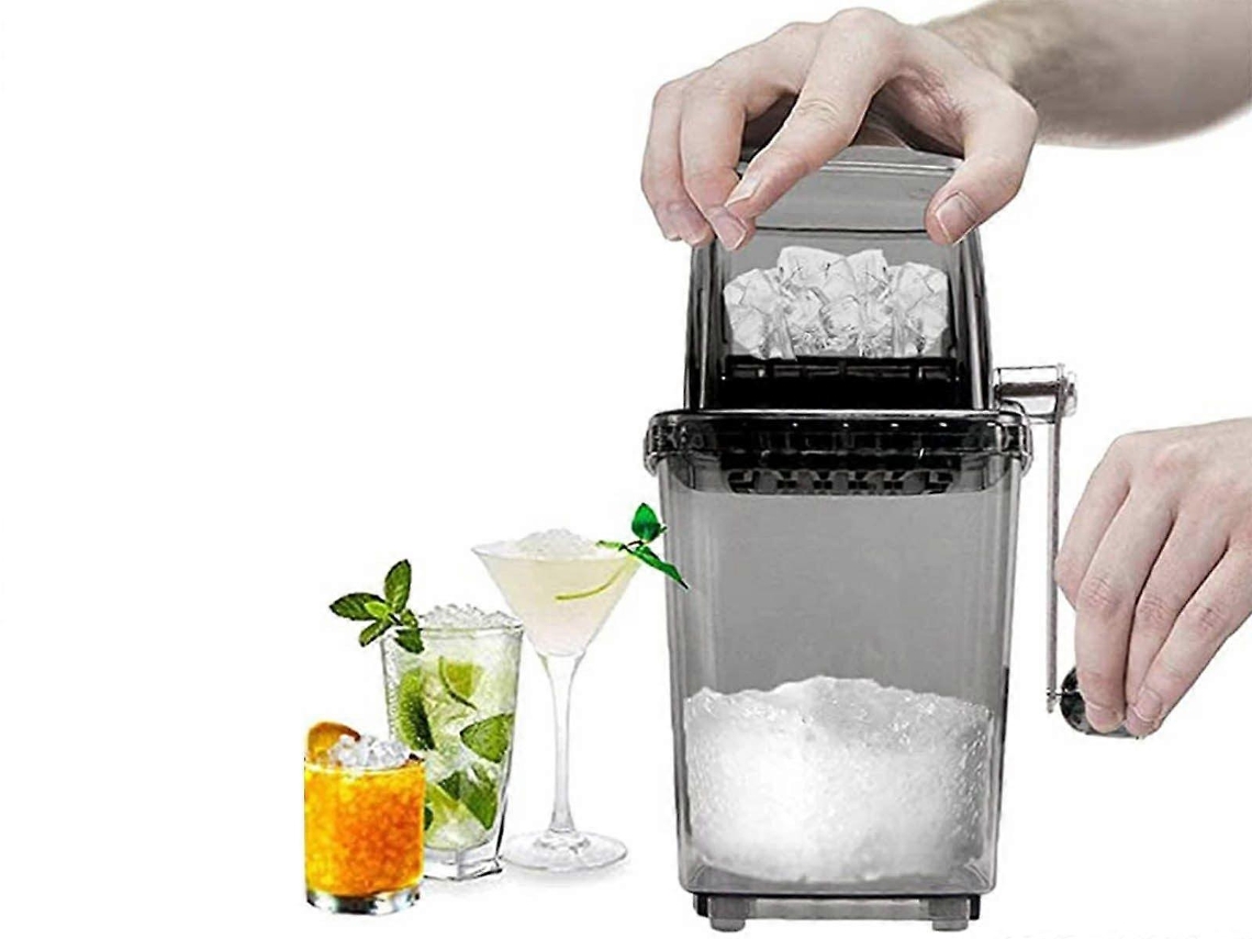Trituradora de hielo manual Rosewell Professional, totalmente metálica, de grado alimenticio, para cocina, bar y restaurante.