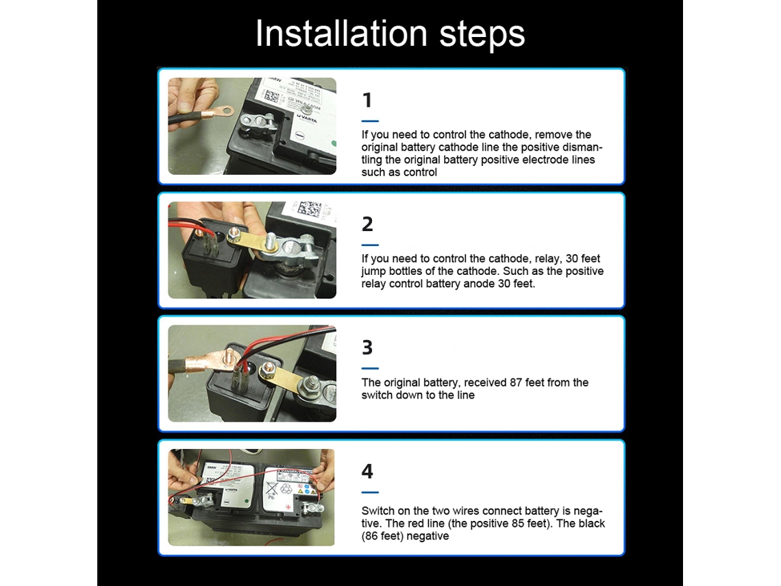 Relé Maestro Remoto Inteligente De 12 V Para Batería De Automóvil, Interruptor De Desconexión Inalámbrico De Alta Corriente