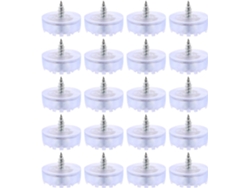 Patas Muebles Antideslizantes Atornilladas Goma 20 Piezas