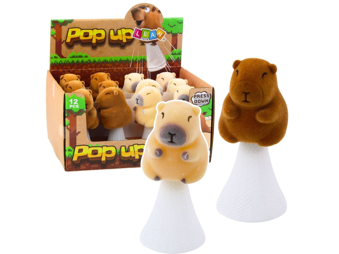 Jumper Capibara Spring Pop Up Beige Marrón 10cm B.active