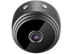 Minicámara IP Bestvite A9, HD 1080P, visión nocturna ultra gran angular de 150 grados, DVR (negra)