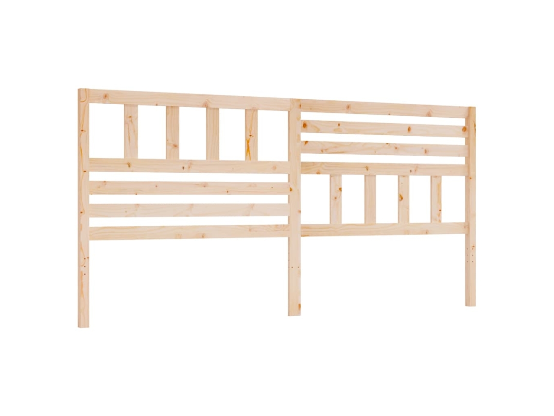 Cabecero de cama 186x4x100 cm Pino macizo MAISON EXCLUSIVE