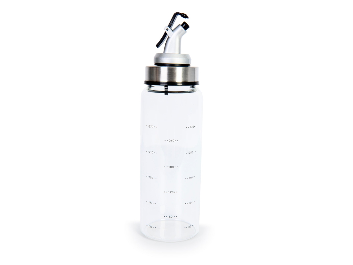 Ébano Aceitera en Vidrio Borosilicato 0.3L con Dosificador QUID
