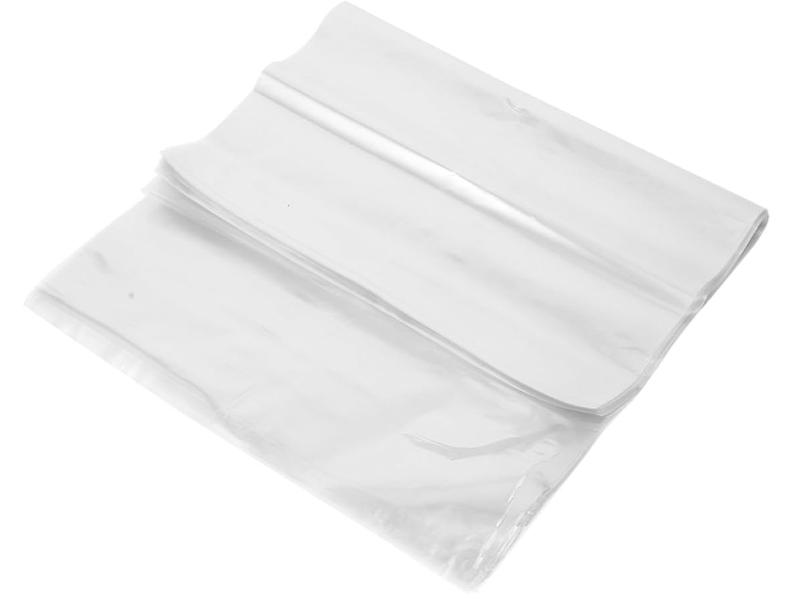 Paquete De 100 Piezas De Film Termorretráctil De Pvc Transparente De 25x30 Cm Para Zapatos Talla 35-39, Película