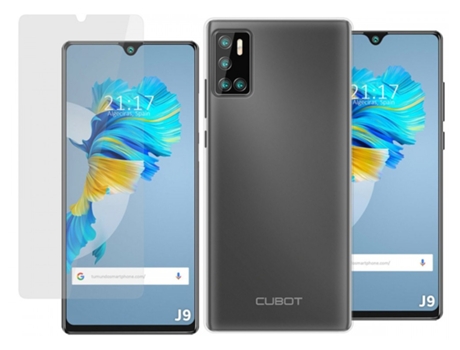 Carcasa + Protector de Pantalla Cubot J9 TUMUNDOSMARTPHONE Pack Transparente