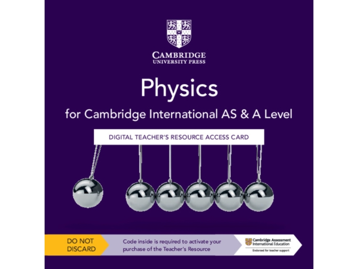Libro Cambridge International AS &amp; A Level Physics Digital Teacher's Resource Access Card (Inglés)