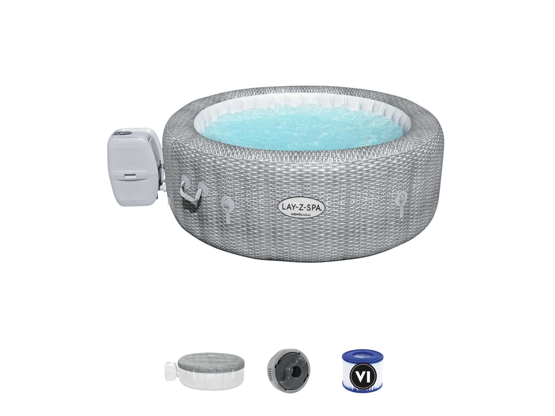 Piscina Hinchable BESTWAY 60019 (4-6 Personas - 916 L - 196x71cm)