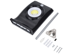 Lámpara Led Solar De Exterior Con Sensor Movimiento Cob, Resistente Al Agua, Para Seguridad Exterior
