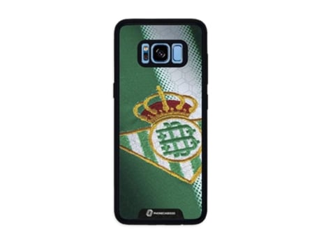 Funda Móvil Oficial Real Betis Fc para Samsung Galaxy S8 PHONECASES3D Piel Sintética Negro