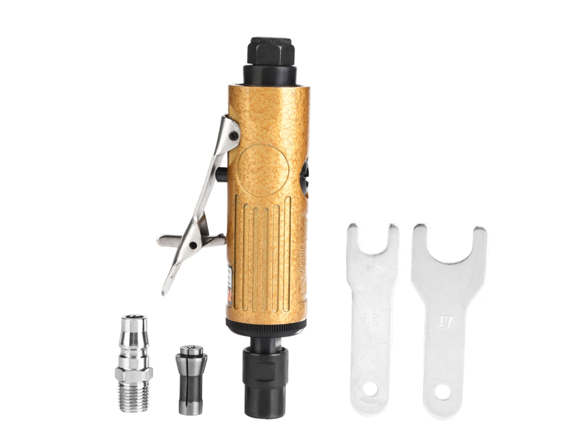 Máquina Neumática De Pulido Y Grabado Con Mango Recto De Metal, Herramienta De Amoladora Neumática.