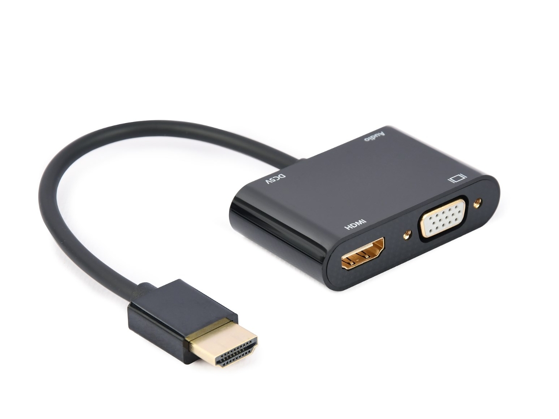 Adaptador HDMI a VGA, HDMI, VGA Gembird Hdmim Hdmifvgaf 01