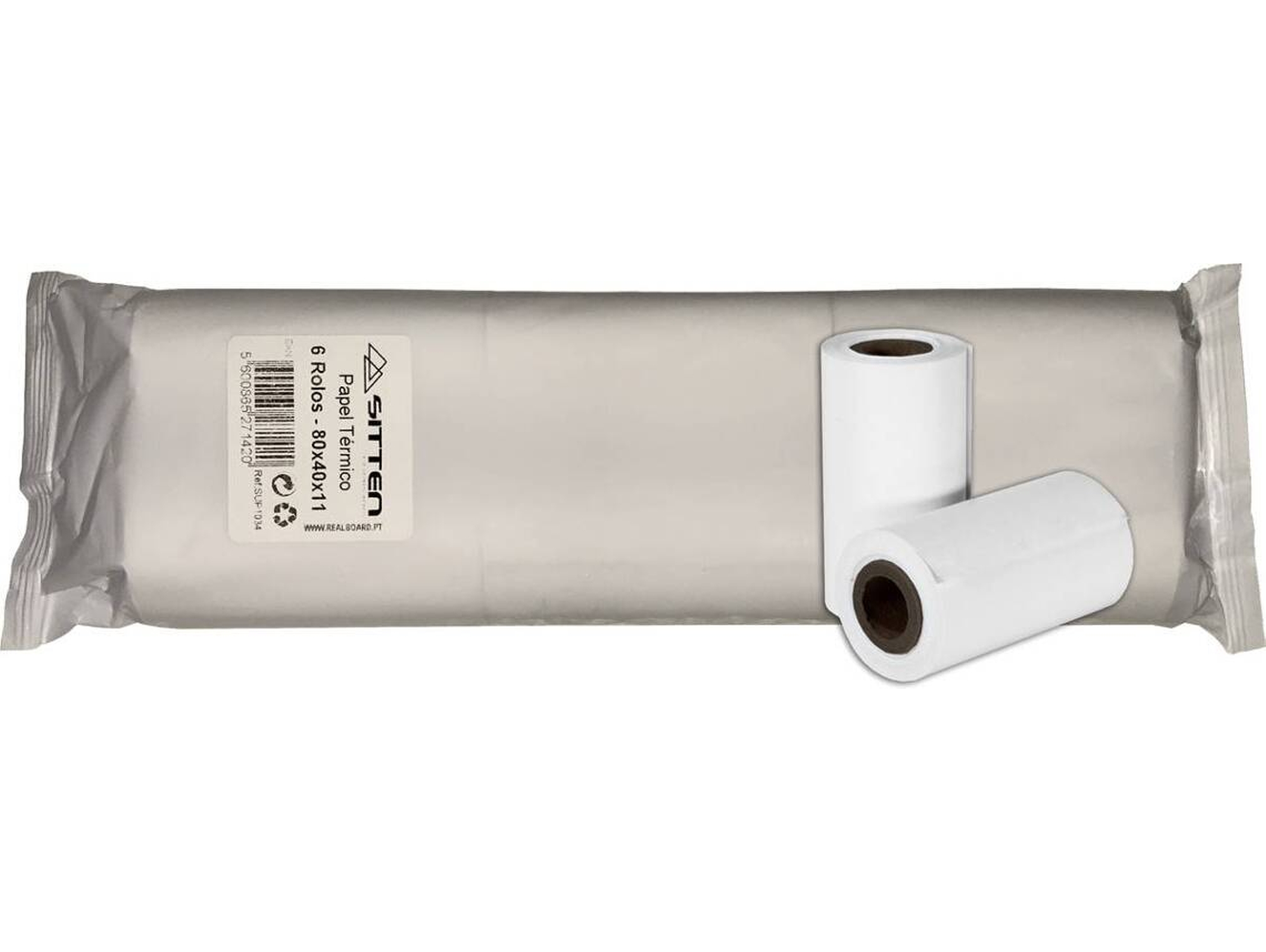 PACK 6ROLOS PAPEL TERM. SITTEN  80X40X11