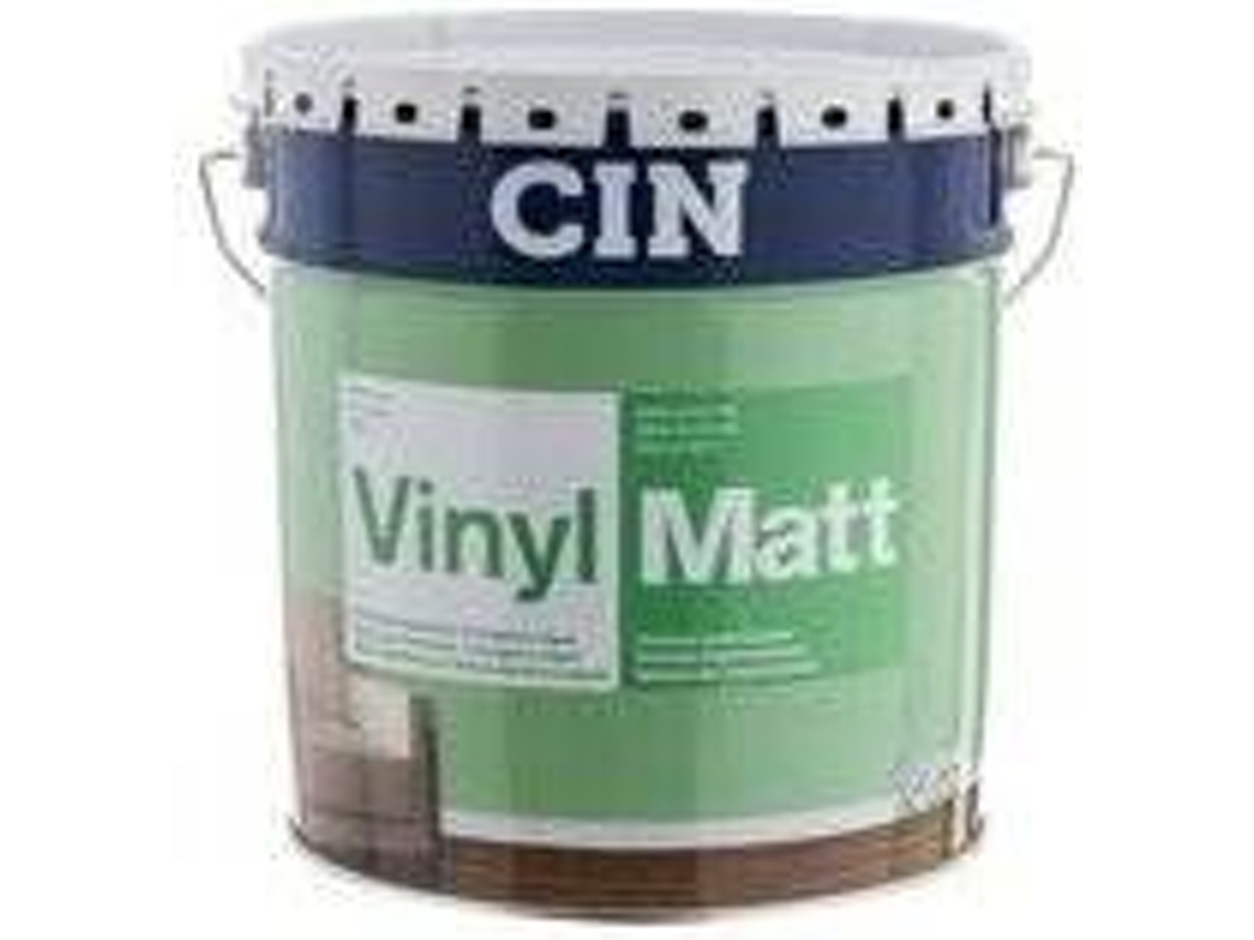 Pintura Acuosa CIN Vinylmatt (Blanco - 15 L)