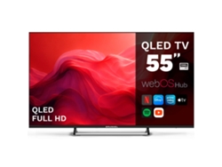 Smart TV QLED 5525w 55” 4K UHD con Sistema Operativo WebOS, 3 HDMI y 2 USB GRUNKEL