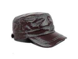 Gorro ruso de invierno de piel auténtica, estilo cazador/bombero, con protectores auditivos, ideal como regalo de Navidad para hombre. Hengjian