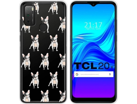 Carcasa TCL 20Y TUMUNDOSMARTPHONE Dibujos Transparente Perros 12 Multicolor