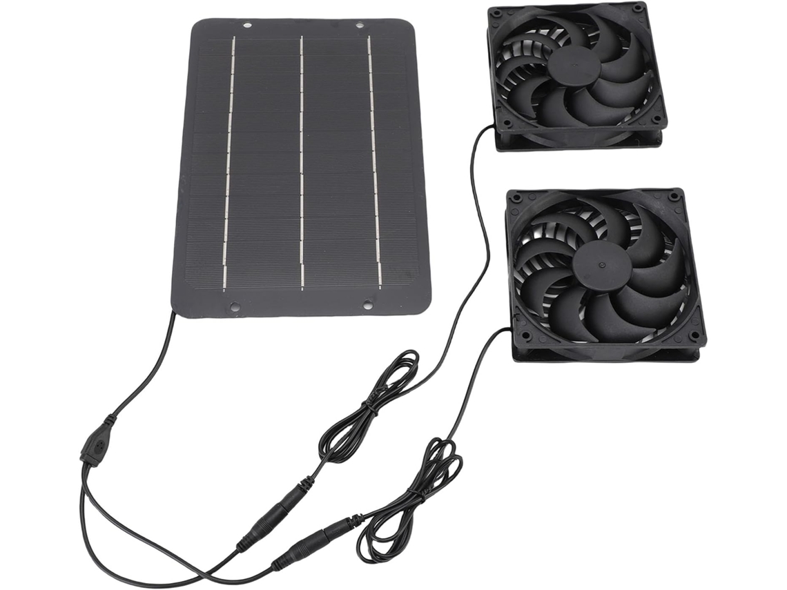 Ventiladores De Extracción Para Paneles Solares, Doble Ventilador Ipx7, Funcionamiento Silencioso.