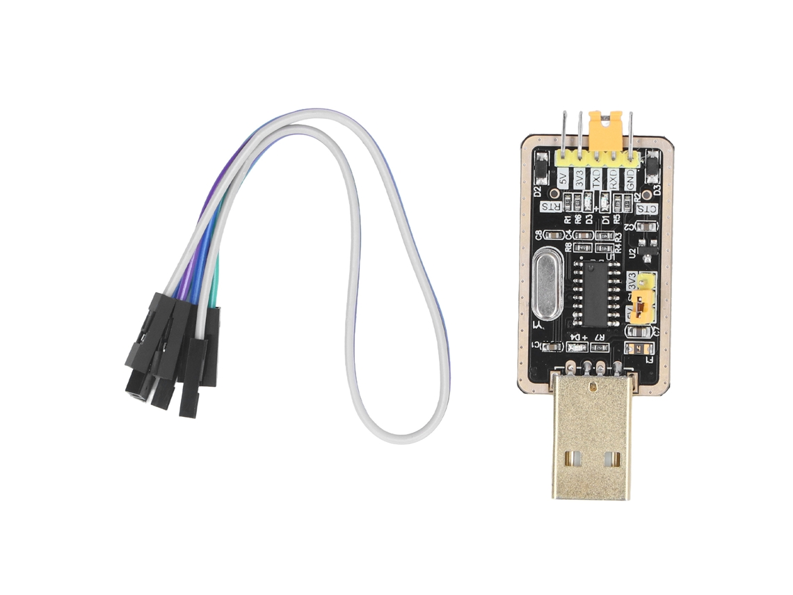 Adaptador Serie Usb A Ttl Con Módulo Convertidor, Cable De Depuración, 3,3 V, 5 V. Componentes Electrónicos.