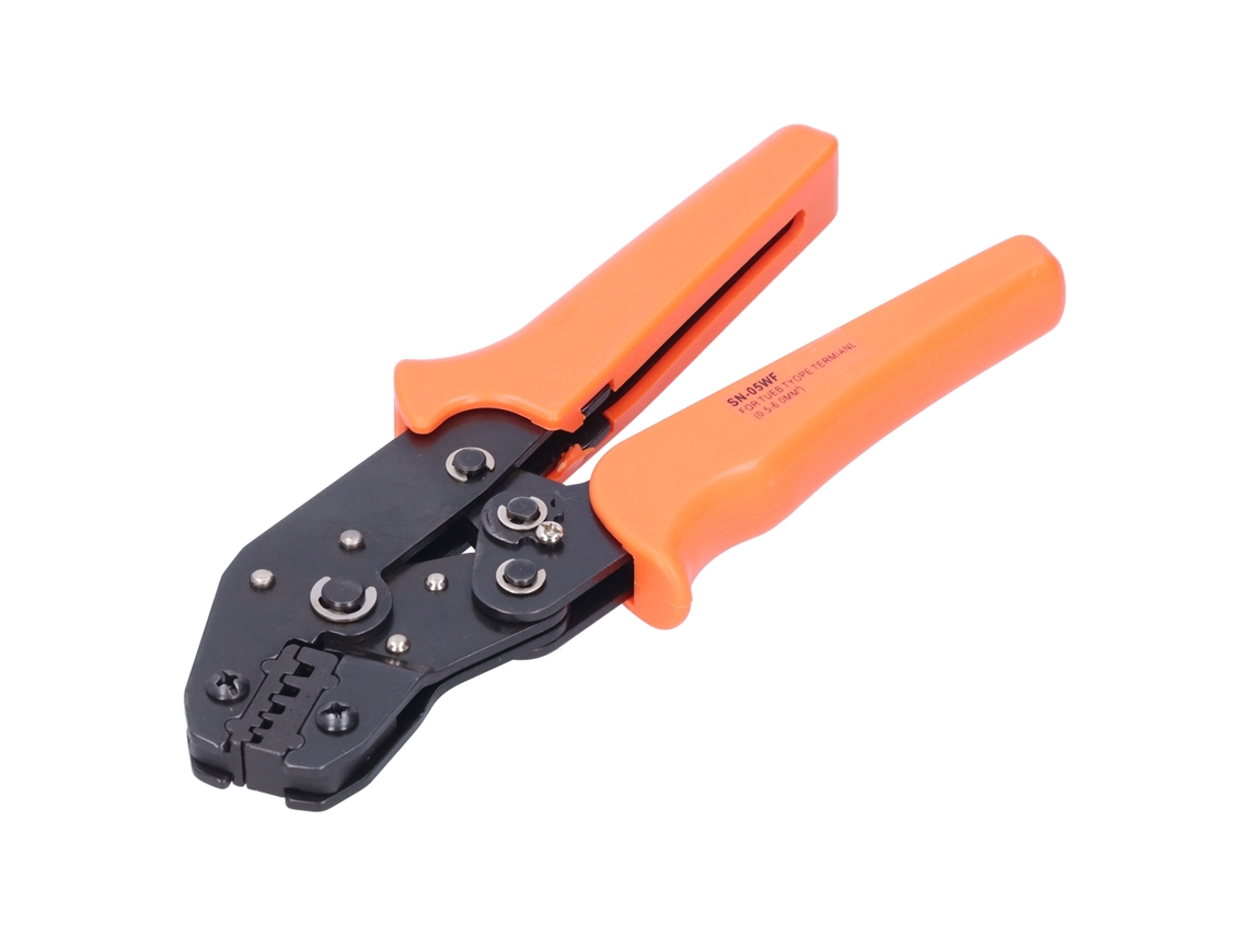 Alicates De Trinquete Para Crimpado Sn-05wf, Ergonómicos, De Acero Al Carbono, De 0,5 A 6,0 Mm².