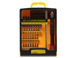 Kit de destornilladores profesionales con puntas de alto contenido de carbono.