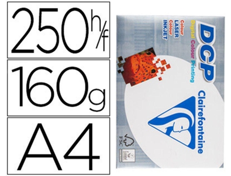 Papel Fotocopia Clairefontaine Din A4 160 Gramas Embalagem de 250 Folhas