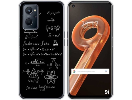 Carcasa Realme 9i TUMUNDOSMARTPHONE Dibujos Formulas Multicolor