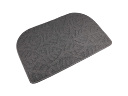 2026-tapete De Puerta Interior Exterior 76x45cm Absorbente Lavable Baja Perfil Gris Oscuro Para Entrada Cocina Jardín