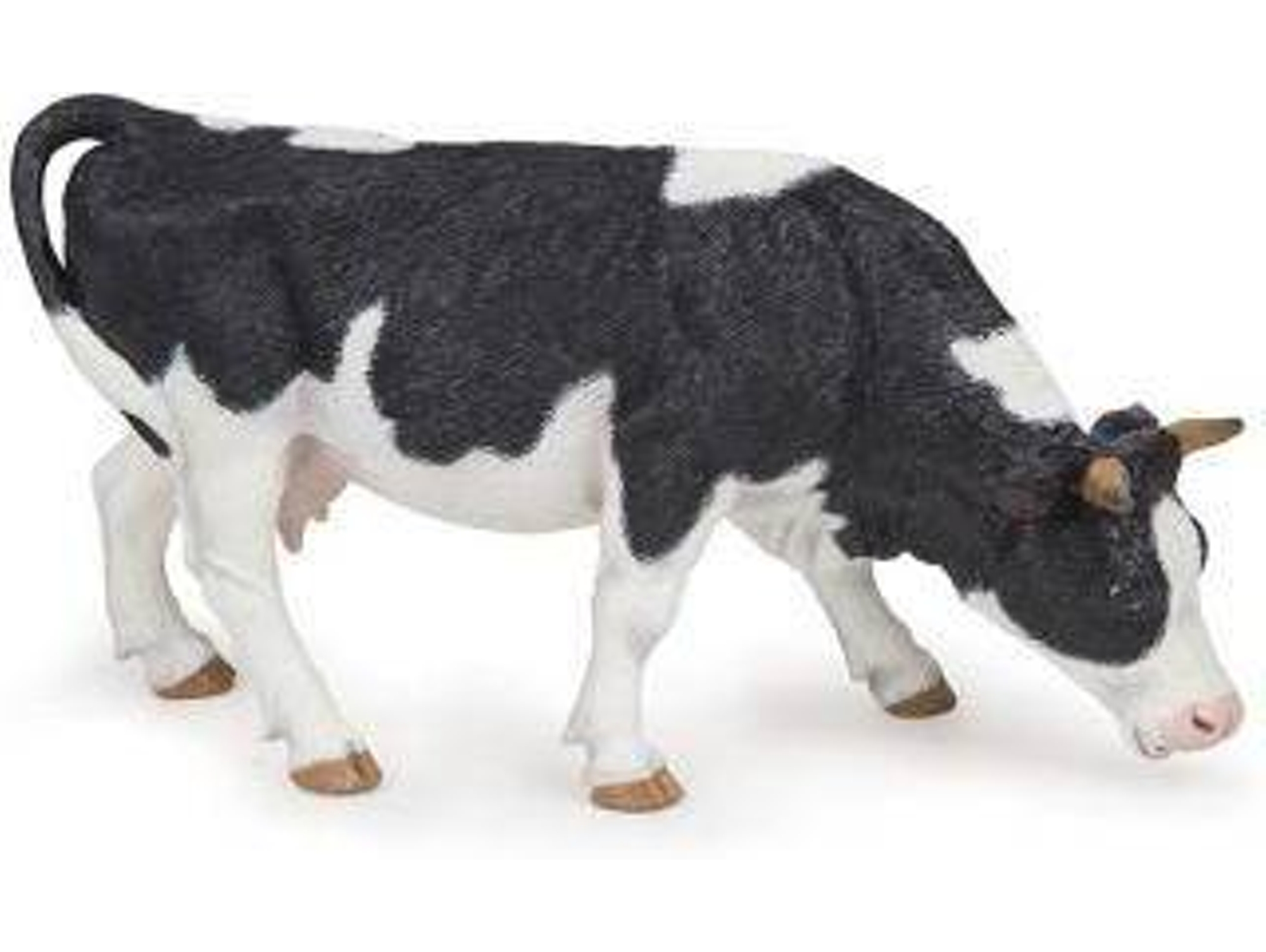 Figura PAPO Vaca Negra y Blanca a Pastar