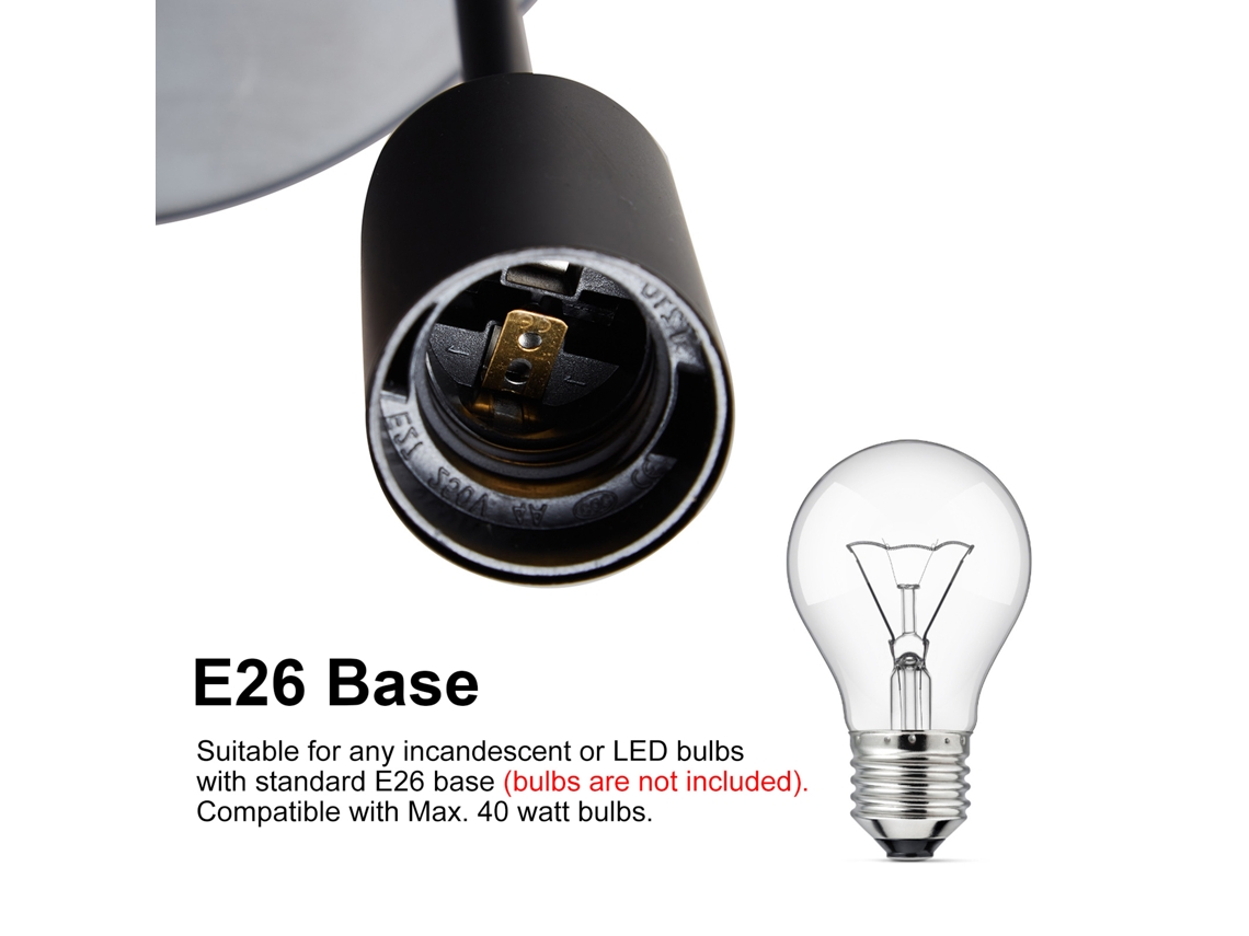 2026-lámpara De Techo Colgante De 3 Cabezas Tomshine, Base E26, 110-120v, Para Sala, Dormitorio, Café, Tienda