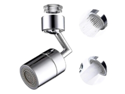 Extensor De Grifo Giratorio 1080° Anti Salpicaduras Con Filtro Y Dos Modos De Salida Para Cocina Y Baño Modo Único