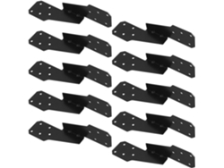 10 Piezas De Soportes Y Clips Para Muebles, Ideales Para Sofás Esquineros, Conectores Para Exteriores Y Fijaciones Invisibles.