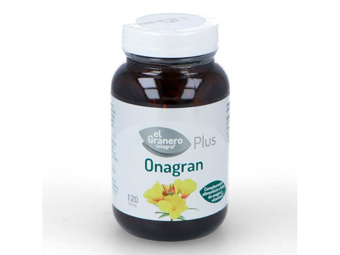 Complemento Alimentar EL GRANERO Onagran Aceite Onagra 120Perlas. 700Mg. El Granero (120 perlas)