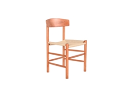 Silla Olmo Fibra Marron 48x40x76cm