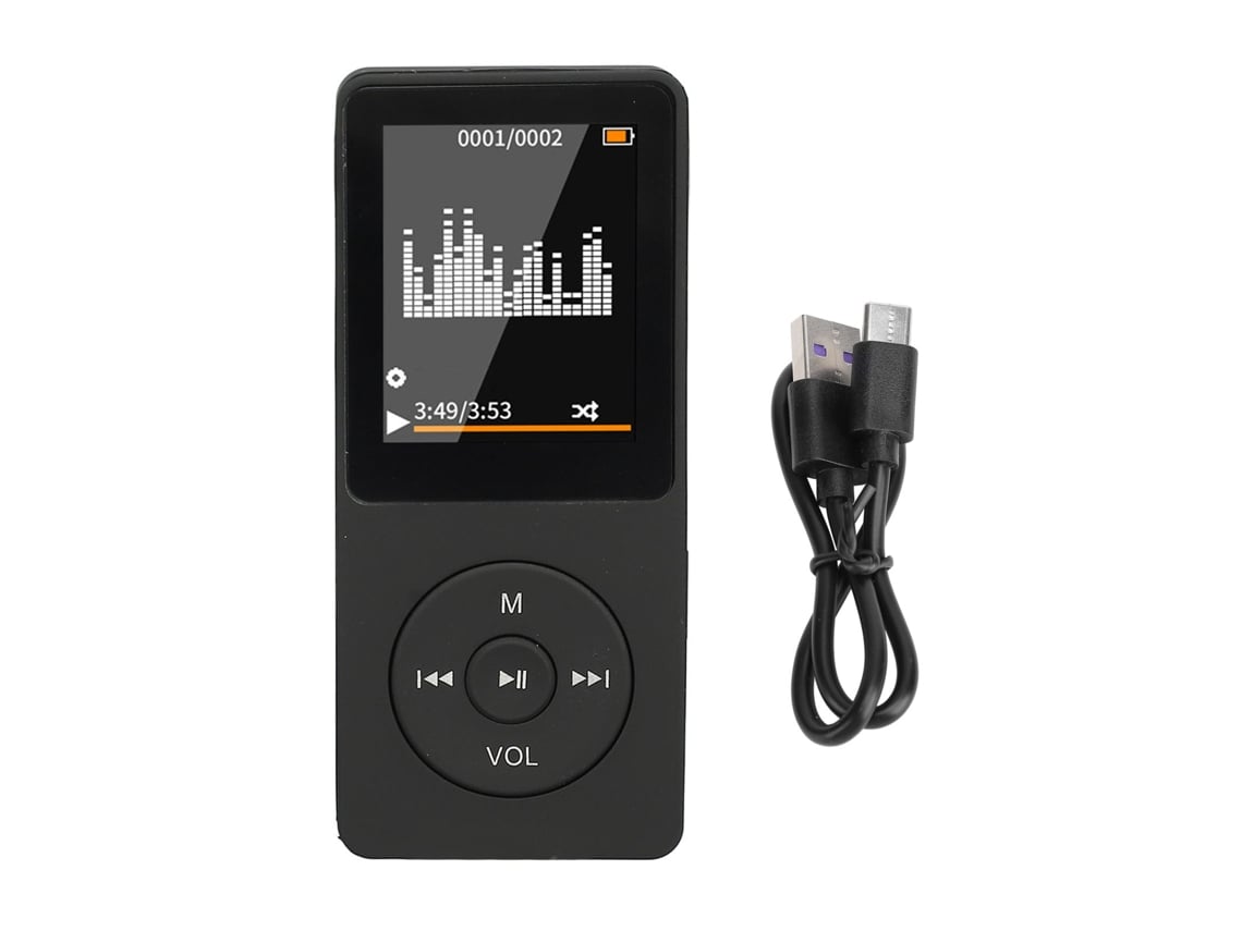 Player Mp3 Mp4 Sem Fio Bt Portátil Com Som Lossless Tela 1.8in 128x160 Pequeno E Portátil