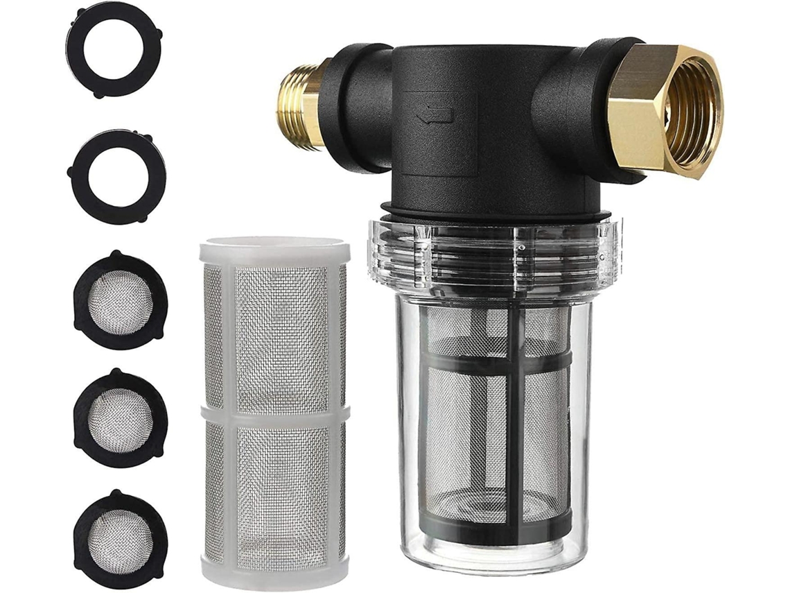 Filtro De Agua Integrado Con Taza Transparente De Malla 40 Para Lavadora De Presión Jardín Hogar