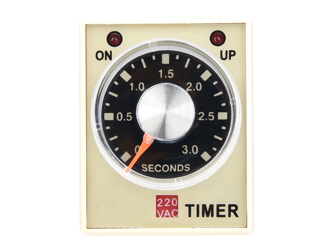 Relé temporizador de retardo al encendido Ah3 3 AC 220V 50/60Hz 3s