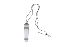 Linterna De Identificación Personal Con Velcro, Resistente Al Agua, 150 Mah, Luz De Seguridad Intermitente Para Senderismo, Color Tierra Con Luz Naranja.