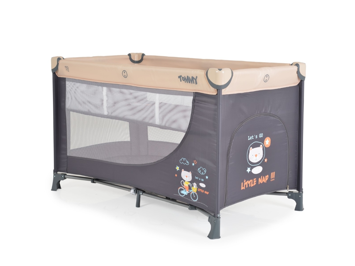 Cuna plegable Tommy Beige Moni Moni