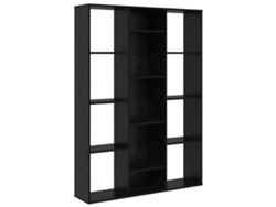 Maison Exclusive - Separador De Habitaciones Roble Negro 100 X 24 X 140 Cm
