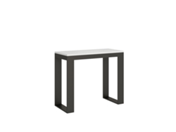 Consolas Tecno Evolution Extensible hasta 300 cm ITAMOBY (90 x 40 x 77 cm - Paneles de Melamina - Fresno Blanco)