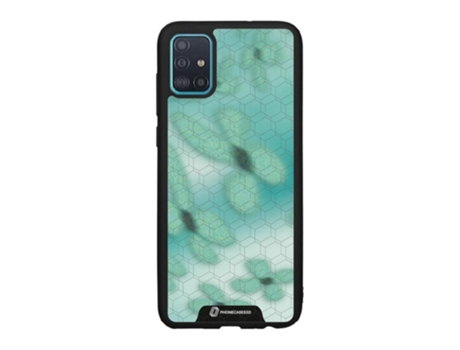 Funda Móvil Oficial Protector para Samsung Galaxy A51 PHONECASES3D Piel Sintética Negro