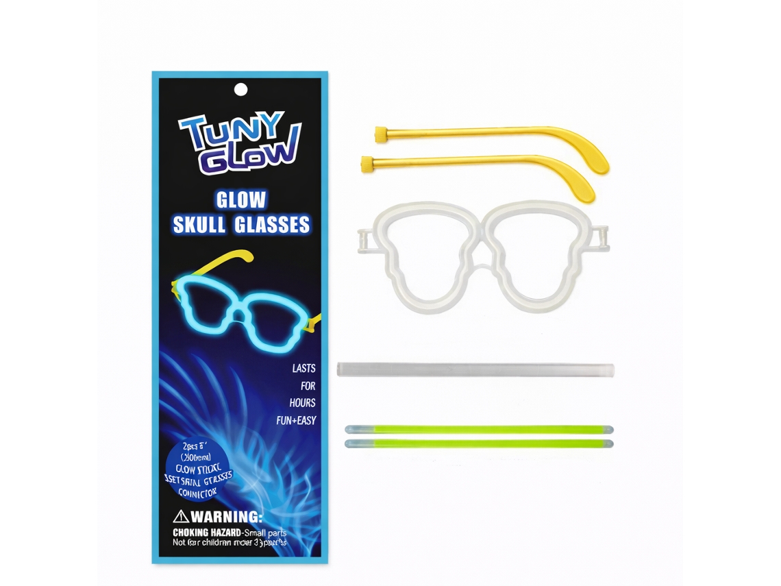 Óculos Caveiras Brilhantes Bk Ygb017 Multicores