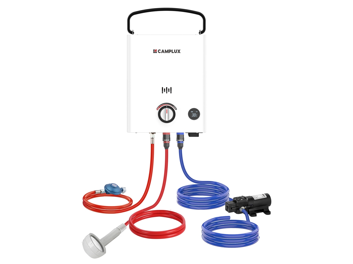 Calentador de agua a gas F5 Pro de 5 litros Camplux