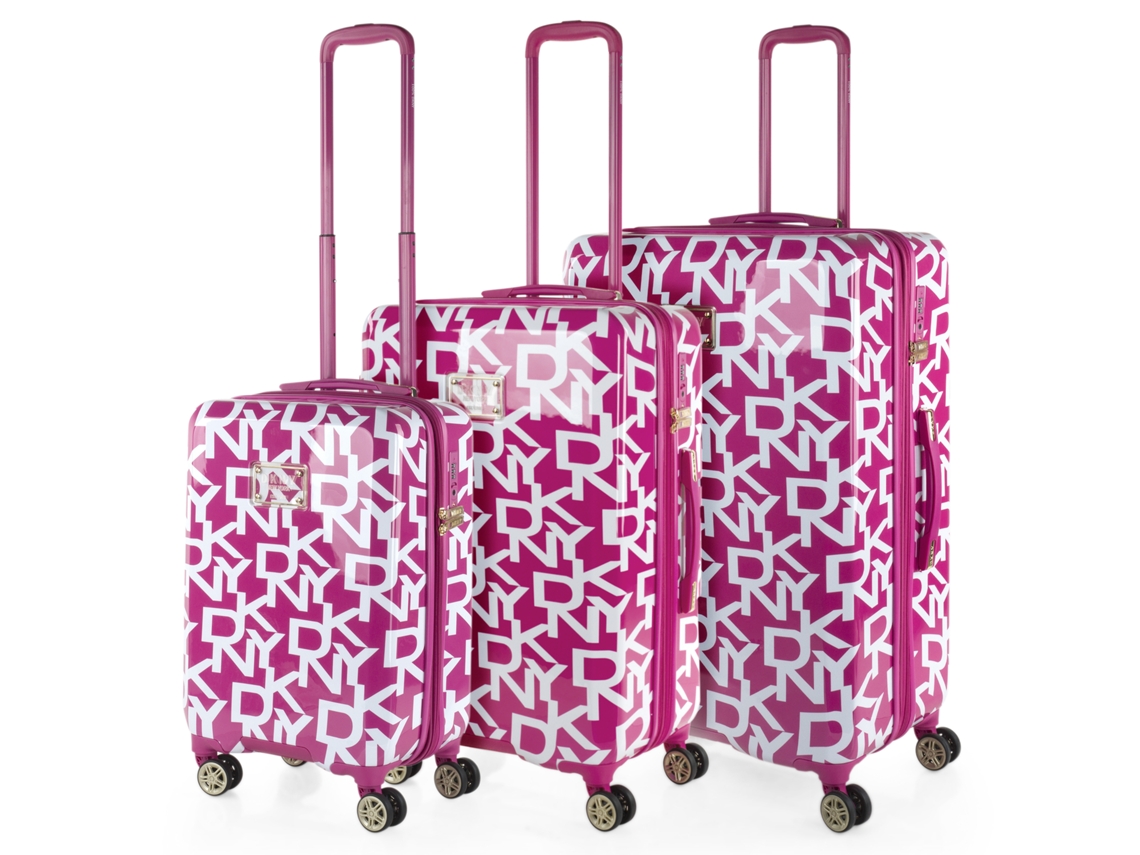 Conjunto de piezas DKNY 626 Signature Hardside Magenta (51 x 76 x 30 cm, 100 l)