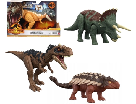 Figura de Acción JURASSIC WORLD Ruge e Ataca Sort. (26,5 x 7,5 x 18 cm)