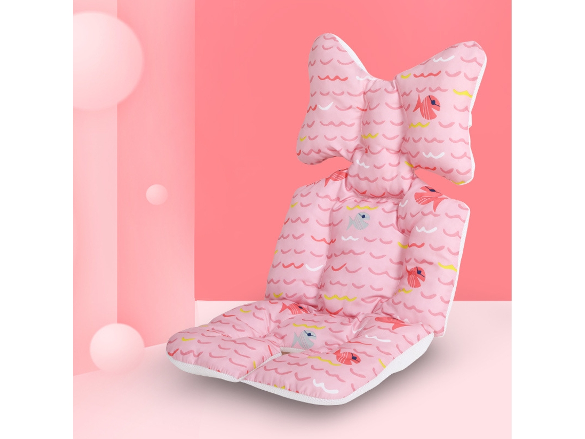 Cojín para cochecito de bebé, doble cara, transpirable y suave Cuich